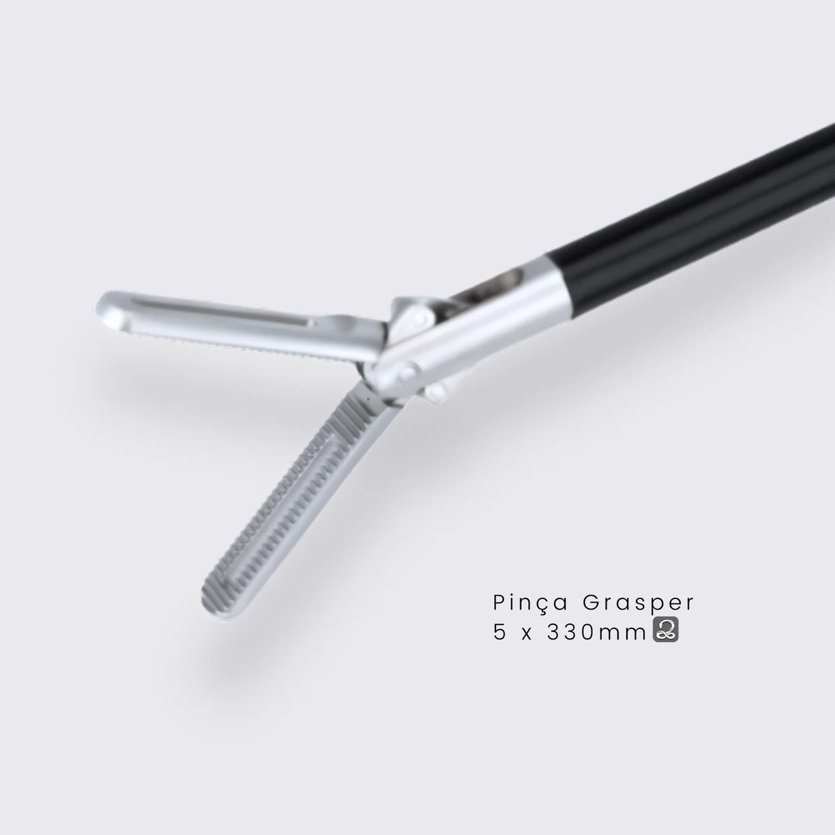 Pinça Grasper Fenestrada 5mm — Pinça Grasper — vista geral